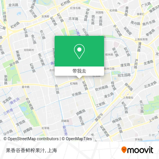 果香谷香鲜榨果汁地图