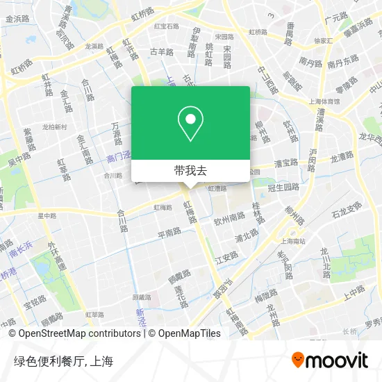 绿色便利餐厅地图
