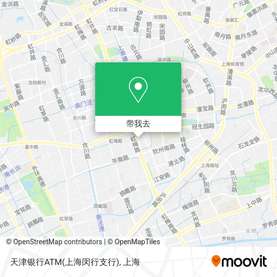 天津银行ATM(上海闵行支行)地图