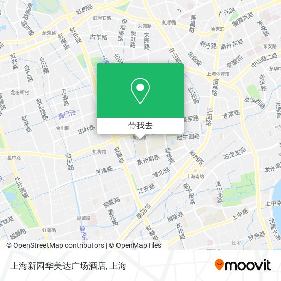 上海新园华美达广场酒店地图