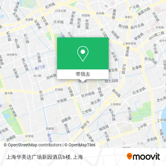 上海华美达广场新园酒店b楼地图
