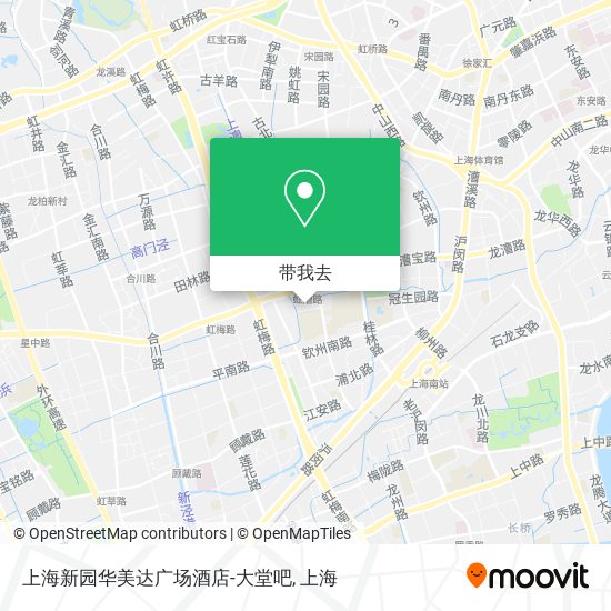 上海新园华美达广场酒店-大堂吧地图
