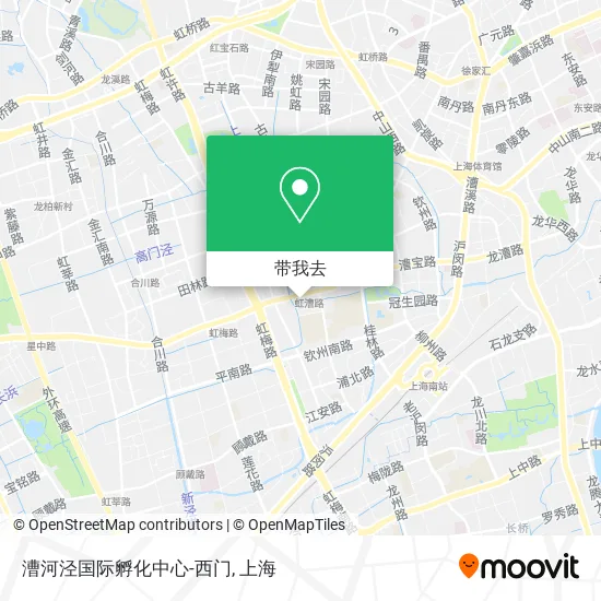 漕河泾国际孵化中心-西门地图