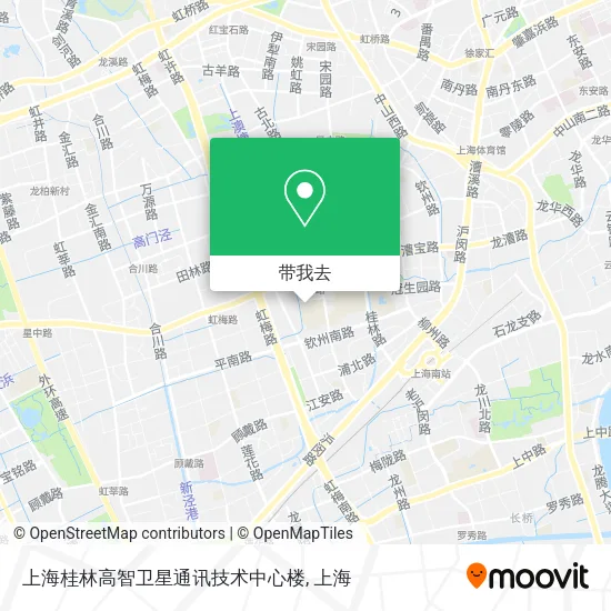 上海桂林高智卫星通讯技术中心楼地图