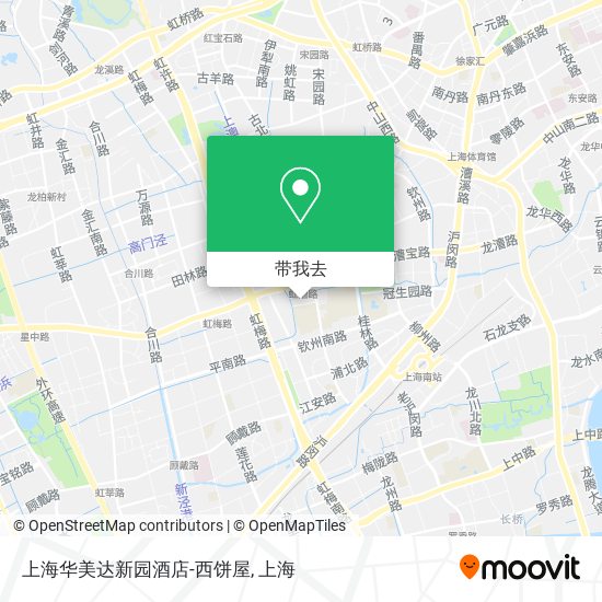 上海华美达新园酒店-西饼屋地图