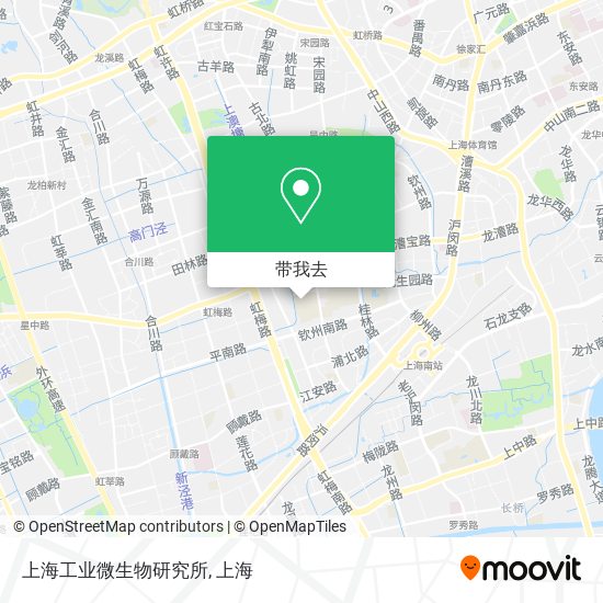 上海工业微生物研究所地图