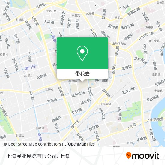 上海展业展览有限公司地图