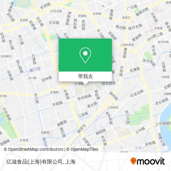 亿滋食品(上海)有限公司地图