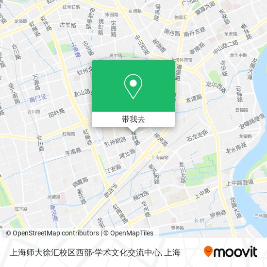上海师大徐汇校区西部-学术文化交流中心地图