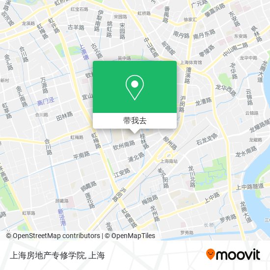 上海房地产专修学院地图