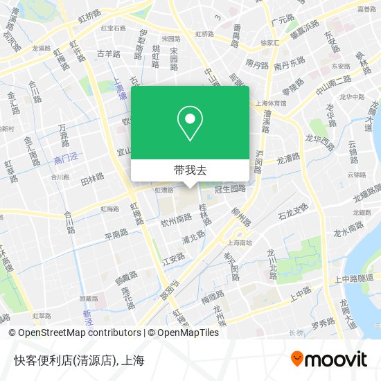 快客便利店(清源店)地图