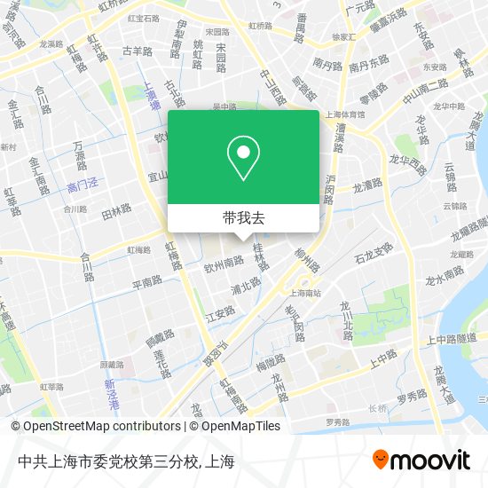 中共上海市委党校第三分校地图