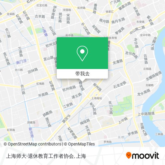 上海师大-退休教育工作者协会地图