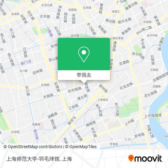 上海师范大学-羽毛球馆地图