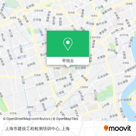 上海市建设工程检测培训中心地图