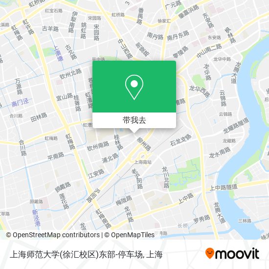 上海师范大学(徐汇校区)东部-停车场地图
