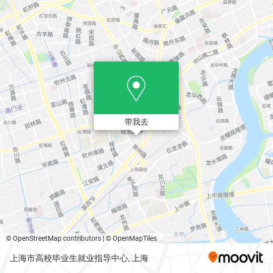 上海市高校毕业生就业指导中心地图