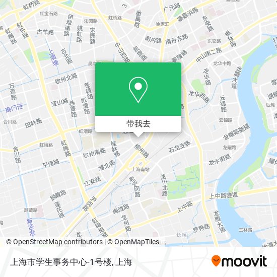 上海市学生事务中心-1号楼地图