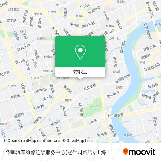 华麟汽车维修连锁服务中心(冠生园路店)地图