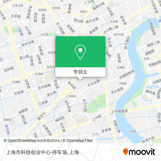 上海市科技创业中心-停车场地图