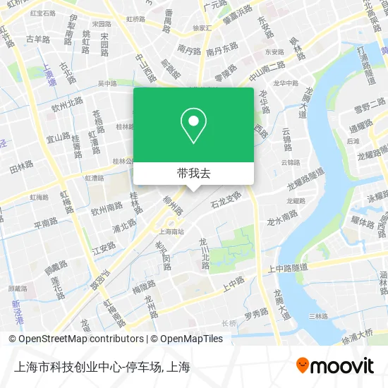 上海市科技创业中心-停车场地图