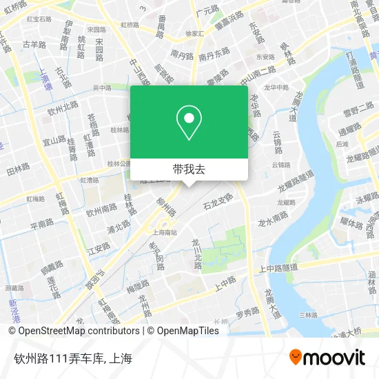 钦州路111弄车库地图