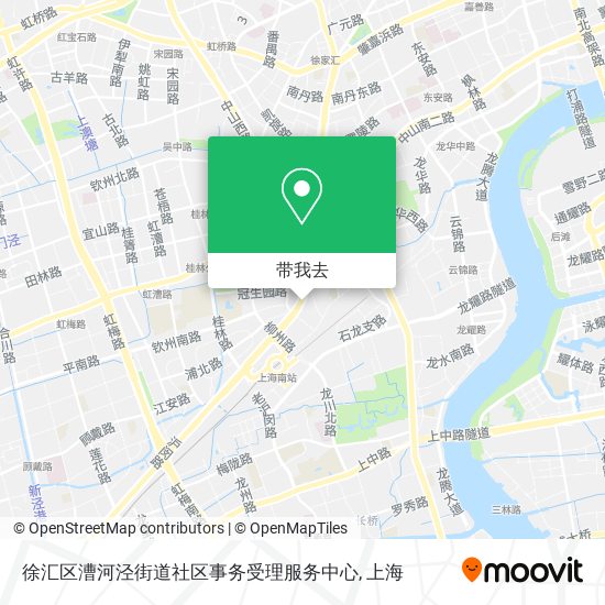 徐汇区漕河泾街道社区事务受理服务中心地图
