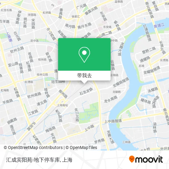 汇成宾阳苑-地下停车库地图