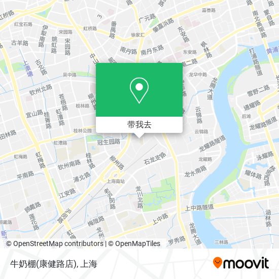 牛奶棚(康健路店)地图