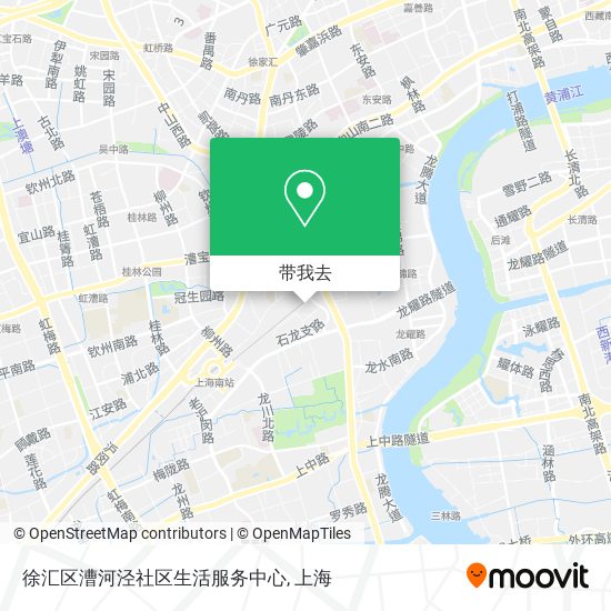 徐汇区漕河泾社区生活服务中心地图