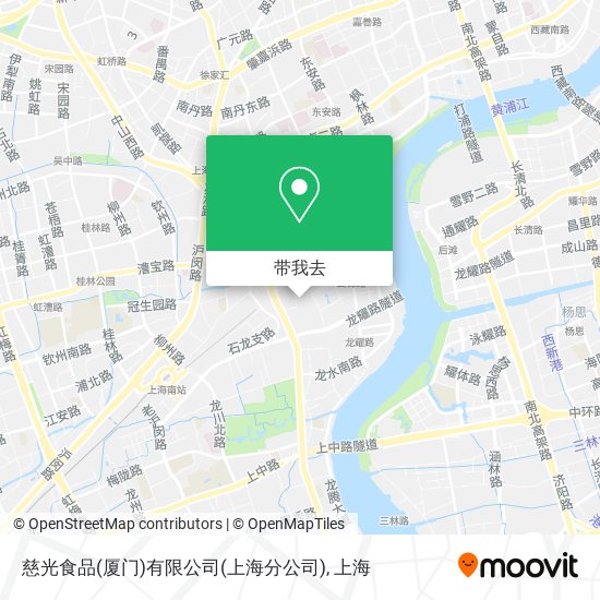 慈光食品(厦门)有限公司(上海分公司)地图