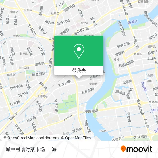 城中村临时菜市场地图