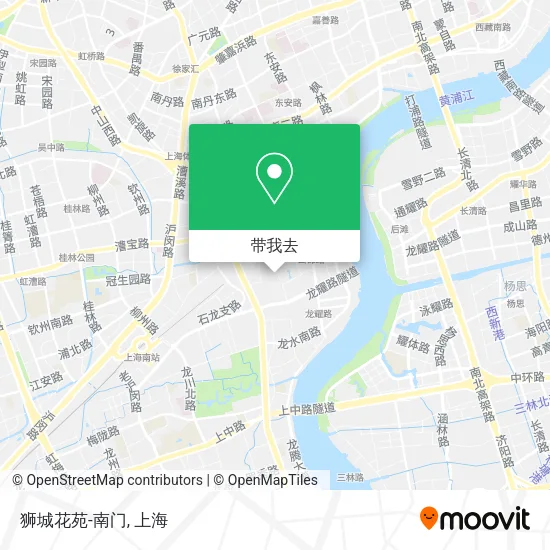 狮城花苑-南门地图