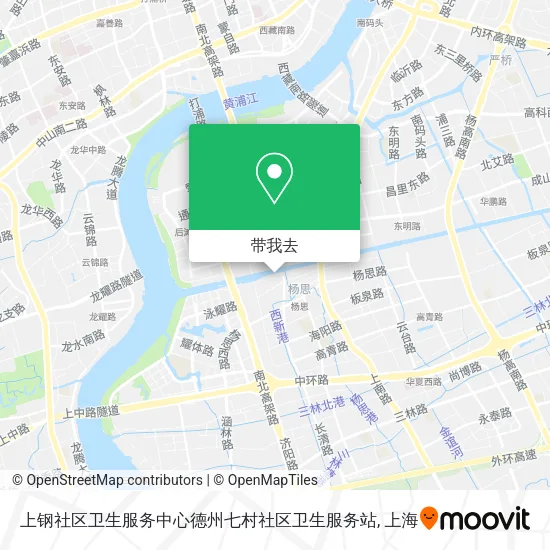 上钢社区卫生服务中心德州七村社区卫生服务站地图