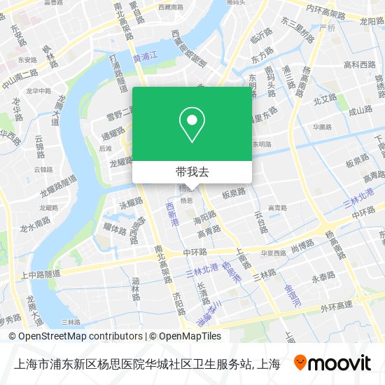 上海市浦东新区杨思医院华城社区卫生服务站地图