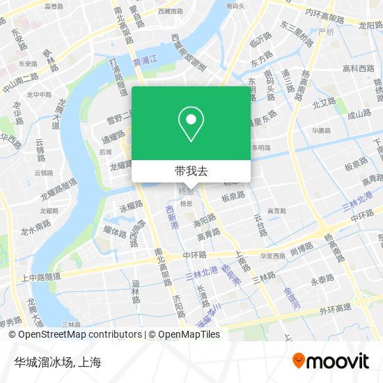华城溜冰场地图