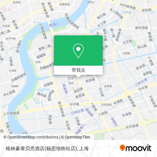 格林豪泰贝壳酒店(杨思地铁站店)地图