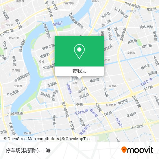 停车场(杨新路)地图
