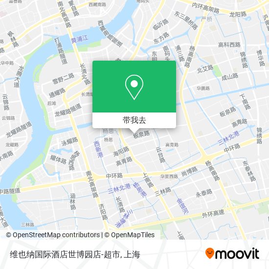 维也纳国际酒店世博园店-超市地图