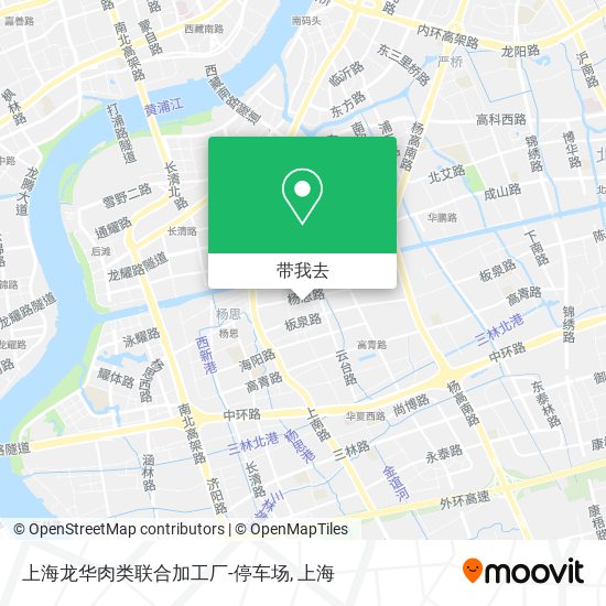 上海龙华肉类联合加工厂-停车场地图