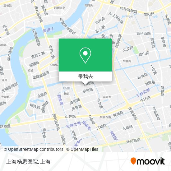 上海杨思医院地图