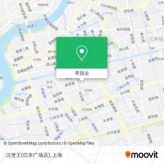 汉堡王(亿丰广场店)地图