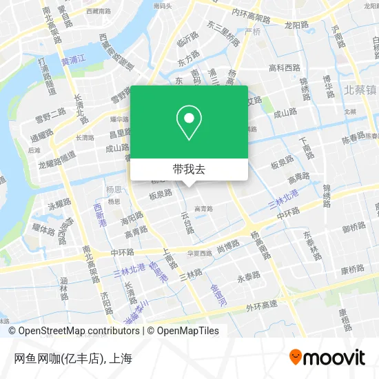网鱼网咖(亿丰店)地图