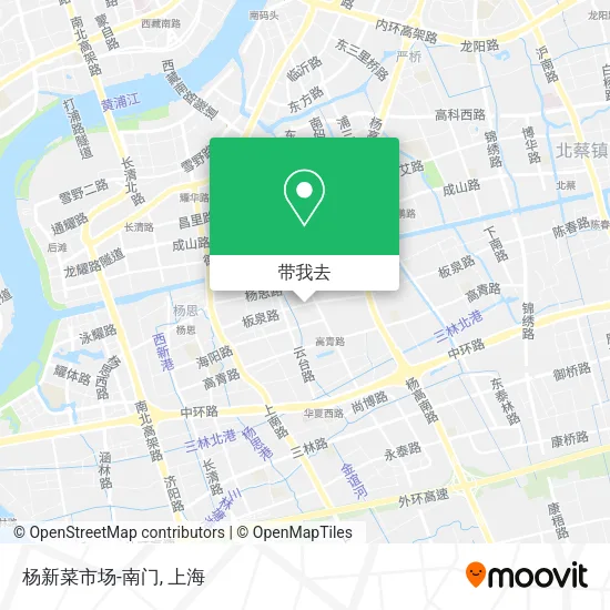 杨新菜市场-南门地图