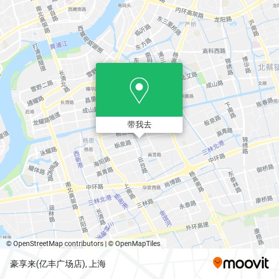 豪享来(亿丰广场店)地图