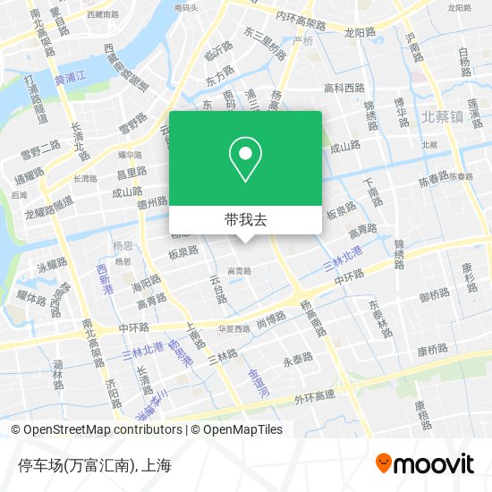 停车场(万富汇南)地图