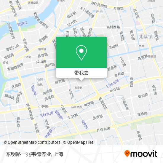 东明路一兆韦德停业地图