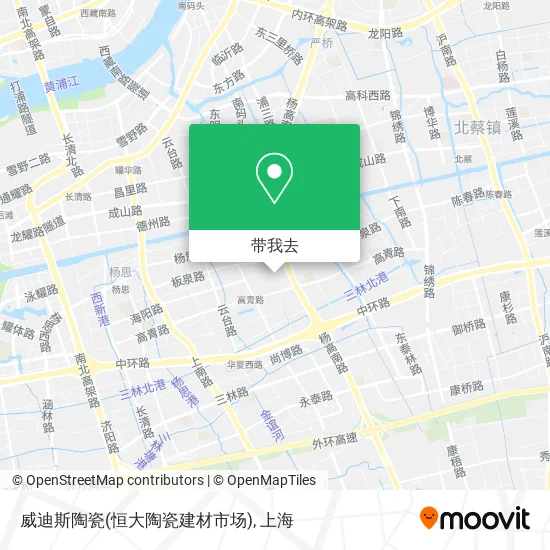 威迪斯陶瓷(恒大陶瓷建材市场)地图