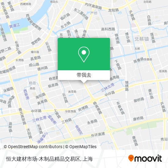 恒大建材市场-木制品精品交易区地图