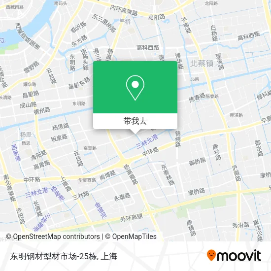 东明钢材型材市场-25栋地图